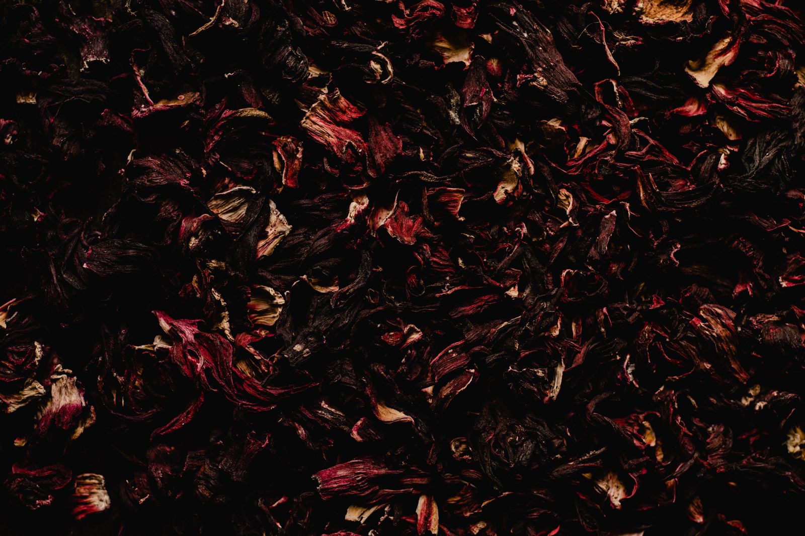 Dried hibiscus flowers
